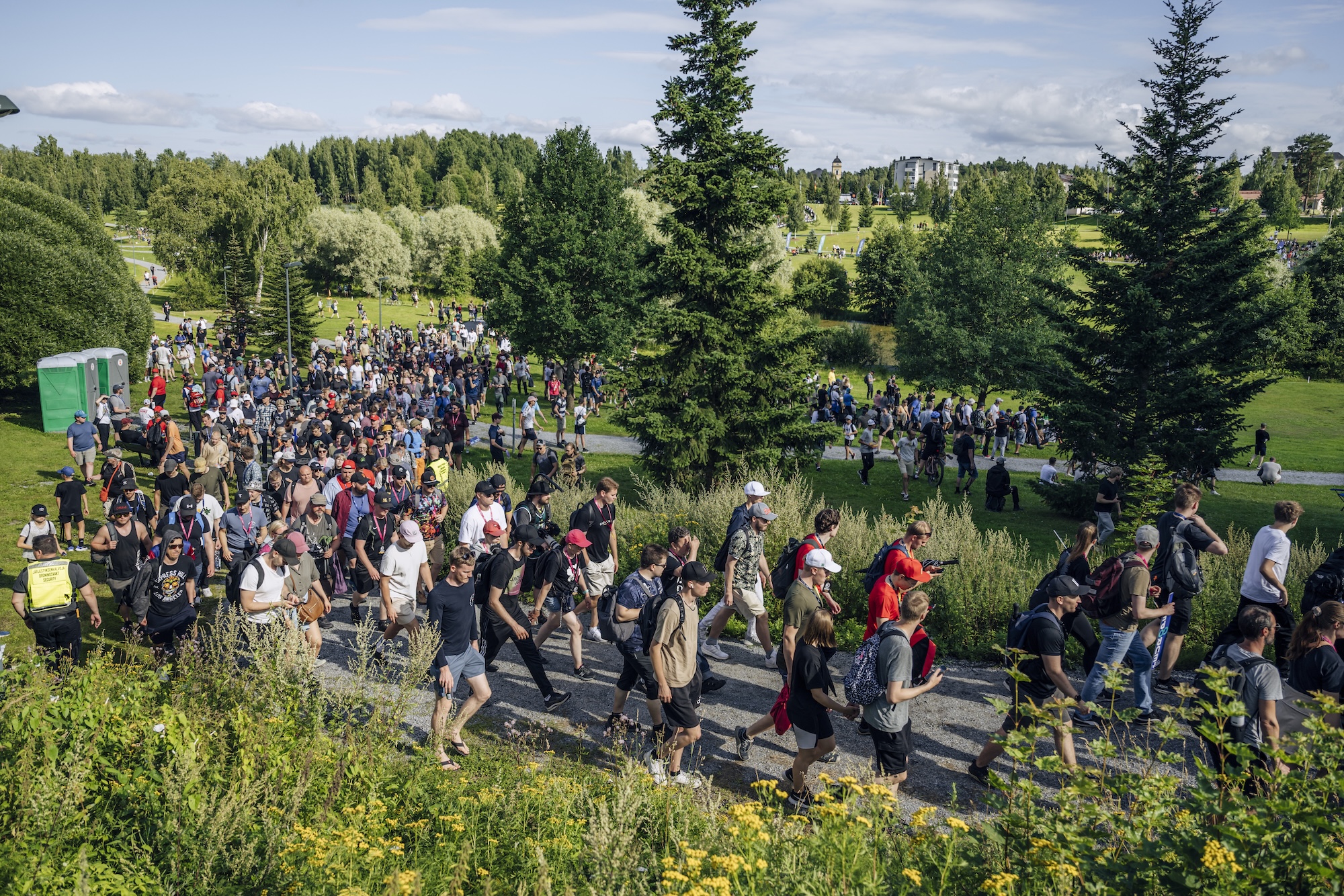 Free Spectating in Nokia - Disc Golf Worlds 2025