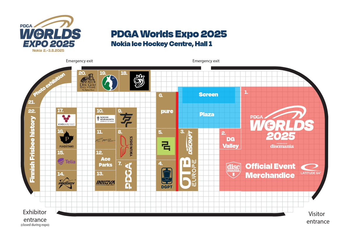 Worlds Expo Map 2025